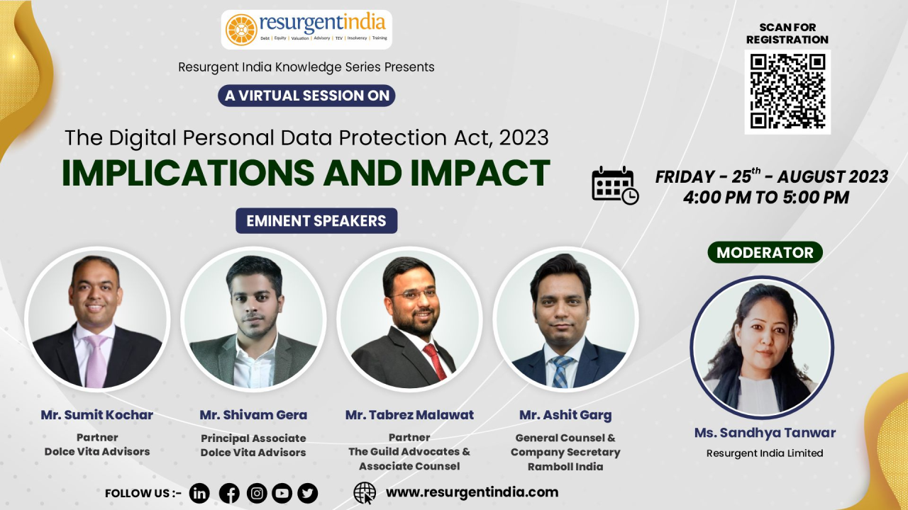 Virtual Session on The Digital Personal Data Protection Act, 2023 ...